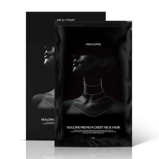 HEALOINE Celestial Black Diamond Facial Mask Black Diamond Neck Mask