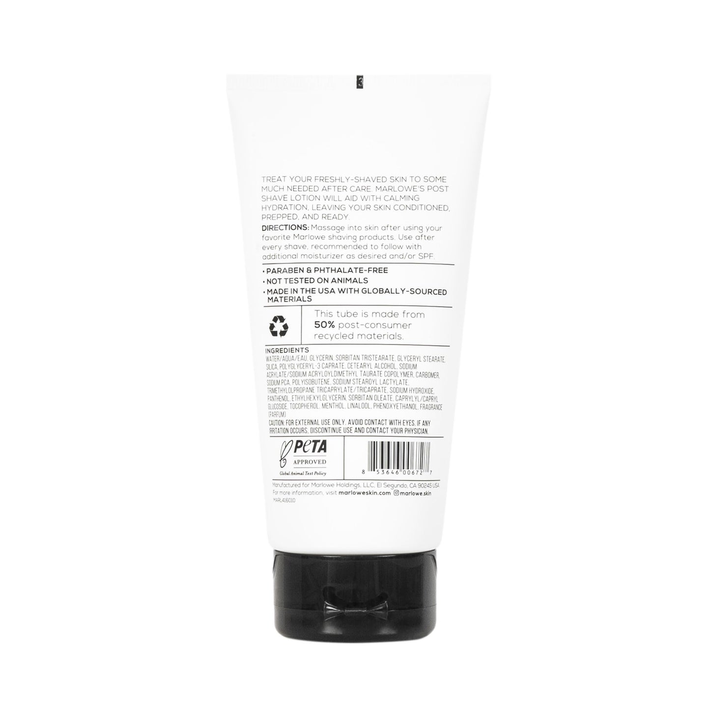 MARLOWE. Men's Shaving Kit, 2-Pk, Shave Cream & Post Shave Lotion, 6oz Each