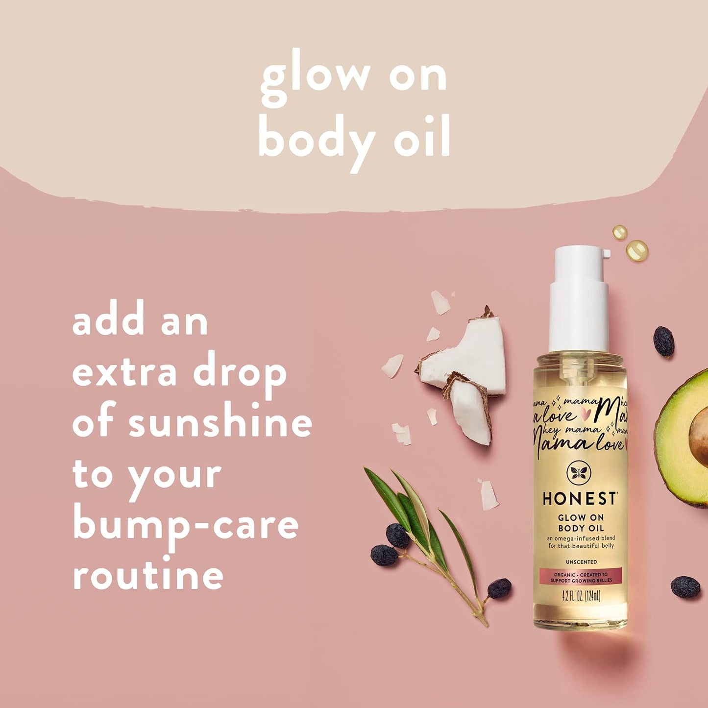 The Honest Company Honest Mama Body + Belly Bump Love Bundle | Moisturizing