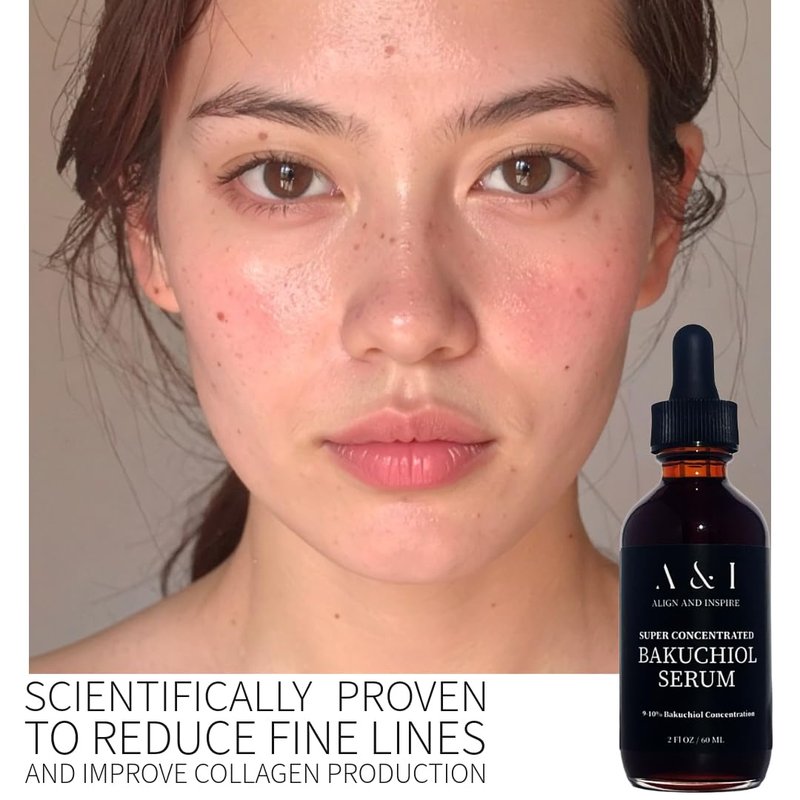 Bakuchiol Serum - 100% Pure Cold Pressed Plant-Based Natural Retinol Alternative | 2 oz
