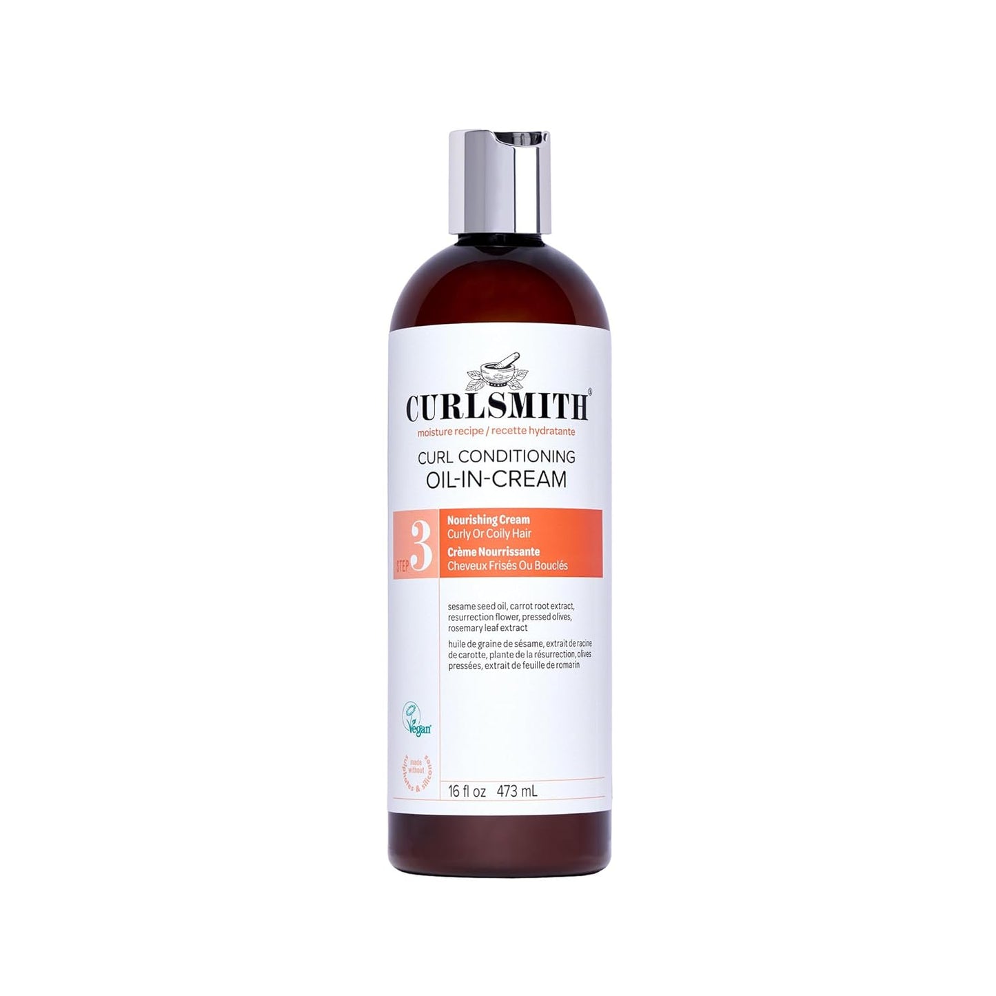 Curl Conditioning Oil-in-Cream - Deep Moisture Leave-In for Thick Curly Hair | Vegan & Cruelty-Free