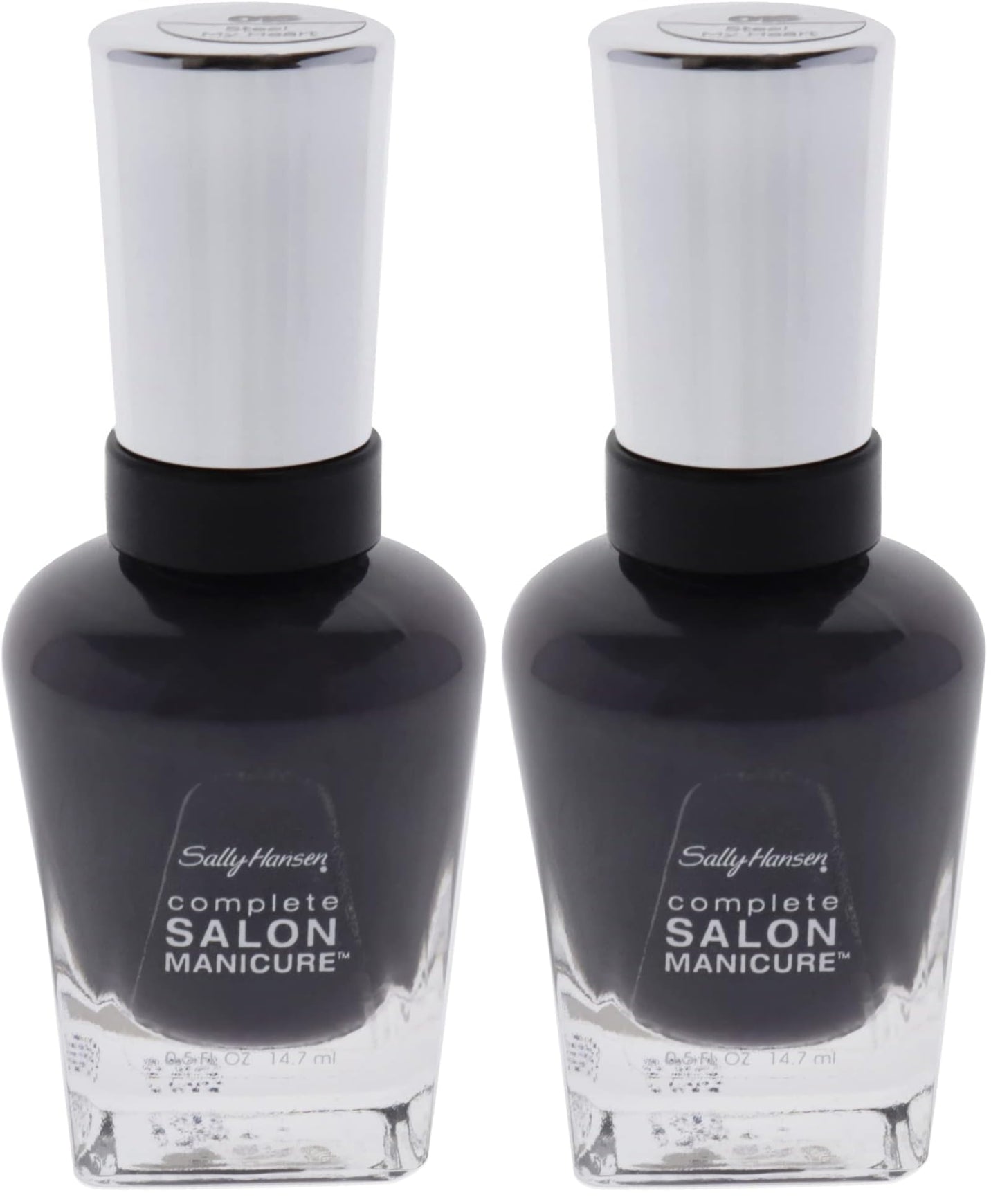 Sally Hansen - Complete Salon Manicure Nail Color, White To Black (Pack of 2)