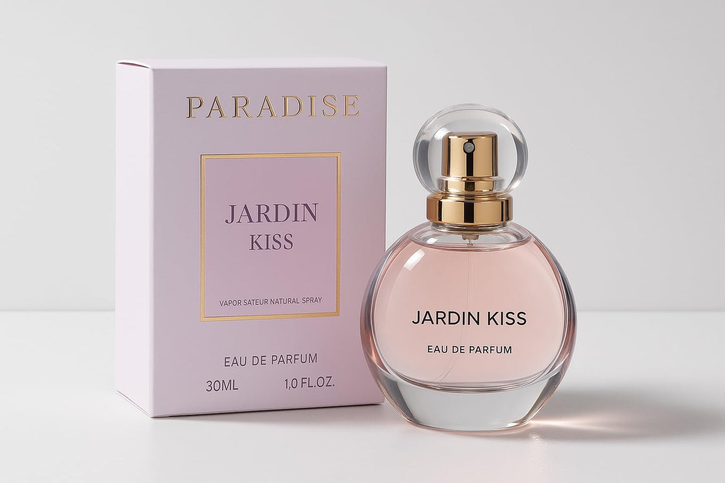 Women's Perfume, Luxurious Long Lasting Pink Bottle Eau de Parfum for Women, Rose, Jasmine and Mandarin Fragrance, Floral Citrus Scent 30ml (1.0 fl.oz)