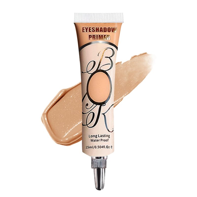 QIUFSSE Eyeshadow Primer Base Dark Matte Eye Primer Evenly Colored Liquid Eyeshadow Primer,Long-lasting Moisture Eye Primer for Mature Eyes-Dark