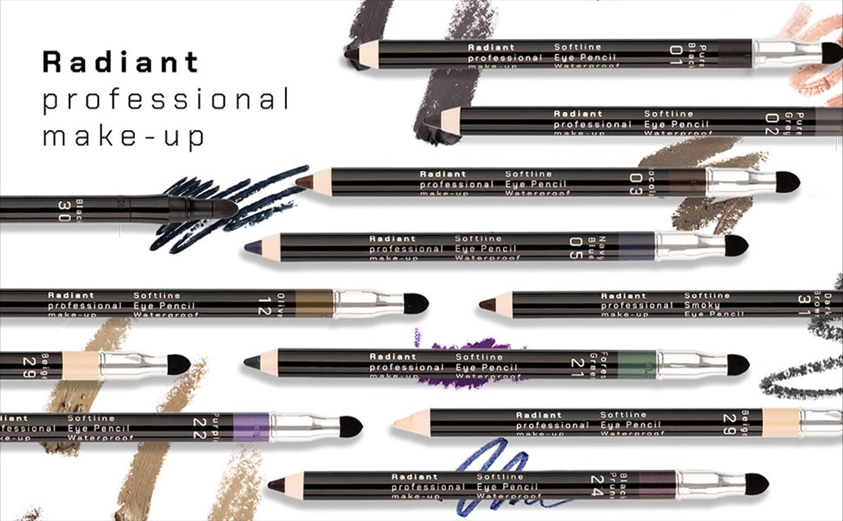 Professional Waterproof Eyeliner Pencil - Long-Lasting Smudge-Proof Tool for Smoky Eyes | Dark Brown