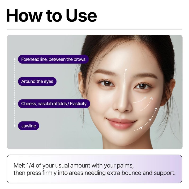 Ectoin Firming Band Cream - Advanced Wrinkle Care & Lifting with 6 Peptides | Hydrating Korean Skincare