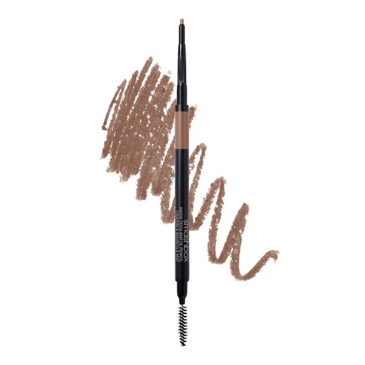 Smashbox Brow Tech Matte Eyebrow Pencil | Waterproof, Smudge Proof + Long Lasting Brow Pencil with Spoolie Brush, Taupe
