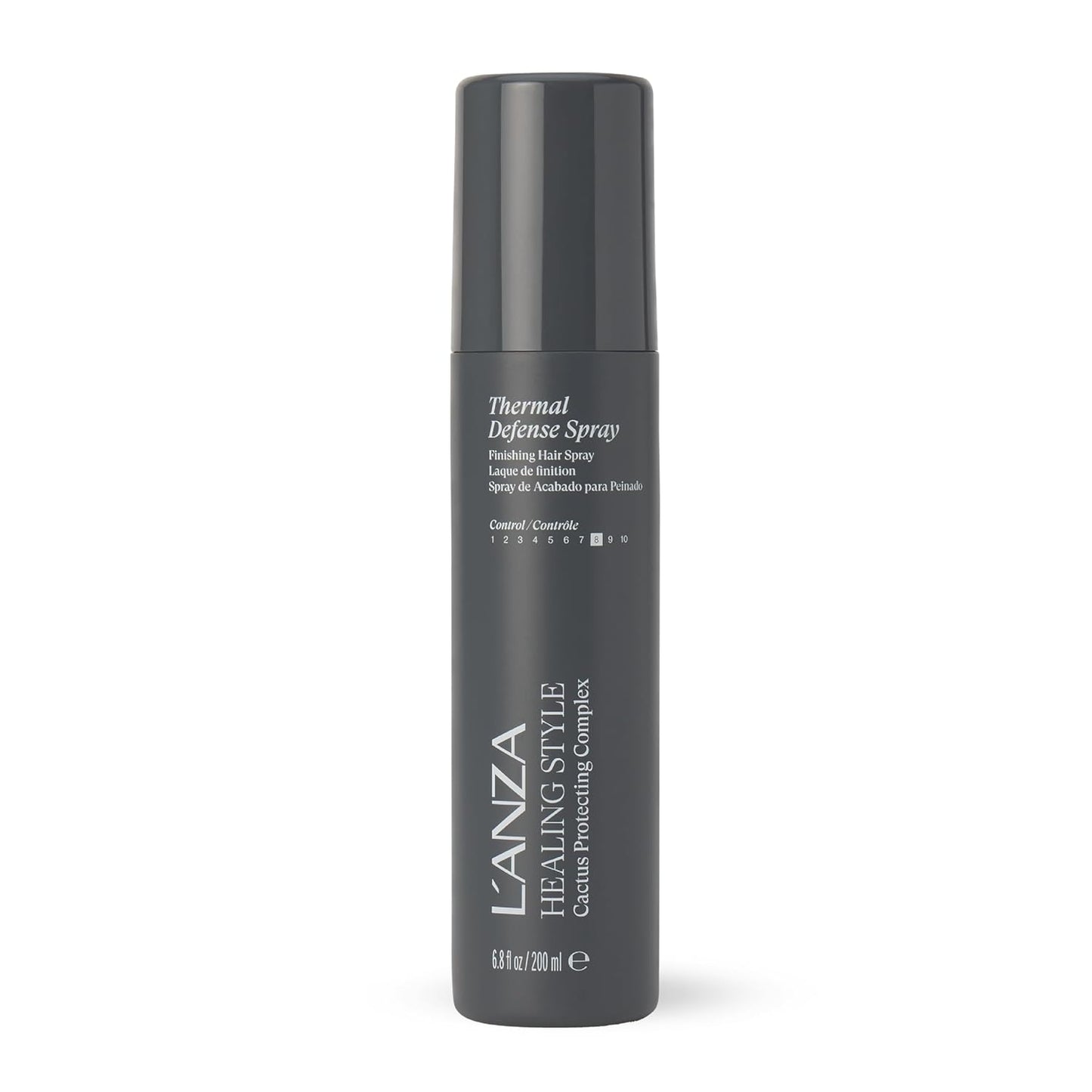 L'ANZA Healing Style Thermal Defense Spray - Strong Hold, Frizz Control & UV Protection | 6.8 Fl Oz