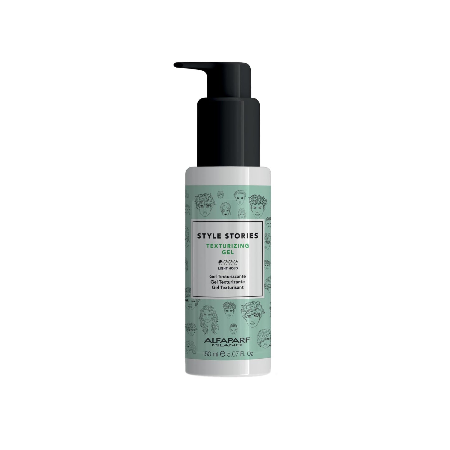 Alfaparf Milano Style Stories Texturizing Gel Styling Product - Light Hold - Professional Salon Quality - Increases Volume and Body - 5.07 fl. oz.