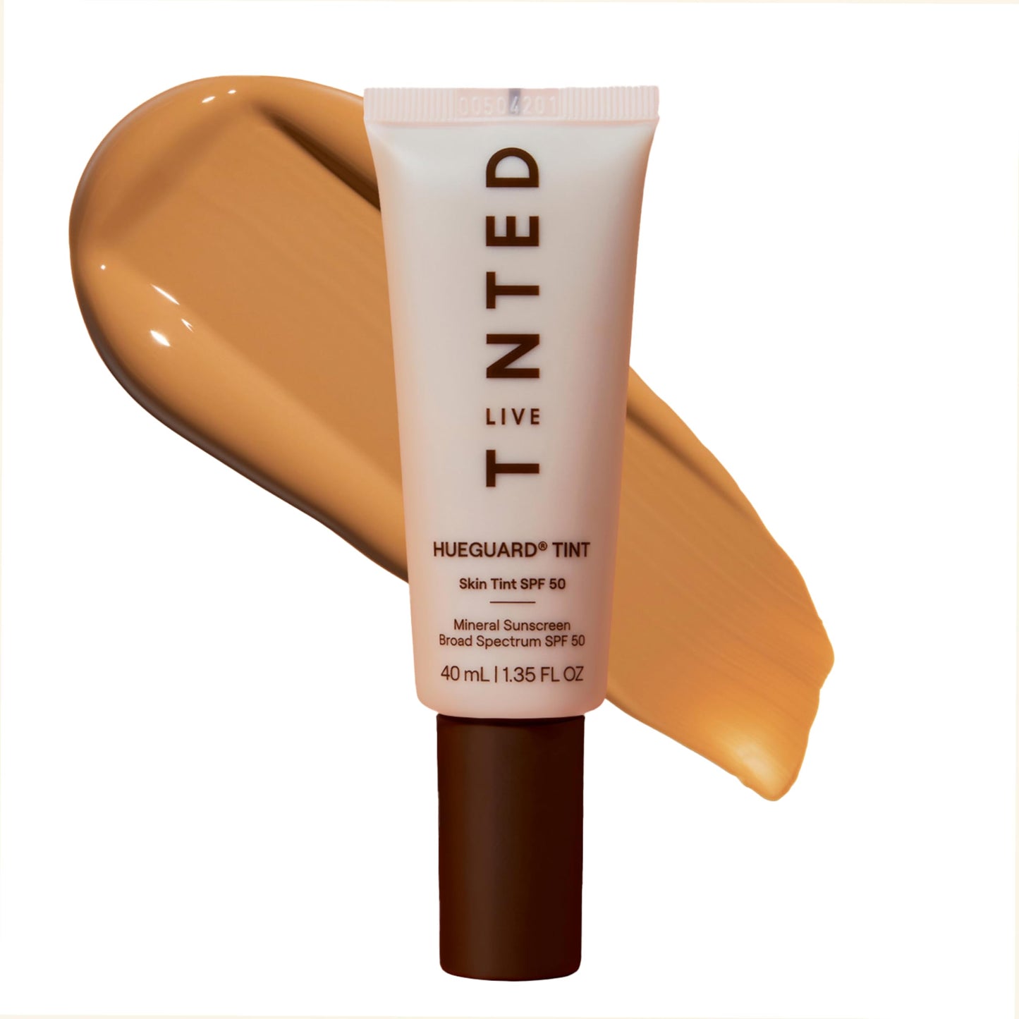 Live Tinted Hueguard Tinted Sunscreen SPF 50 - Mineral Sunscreen for Face, Skin Tint with Buildable Coverage, Dewy Glow Finish, Hydrating, Vegan, Fragrance-Free, Water & Sweat Resistant, Shade 07