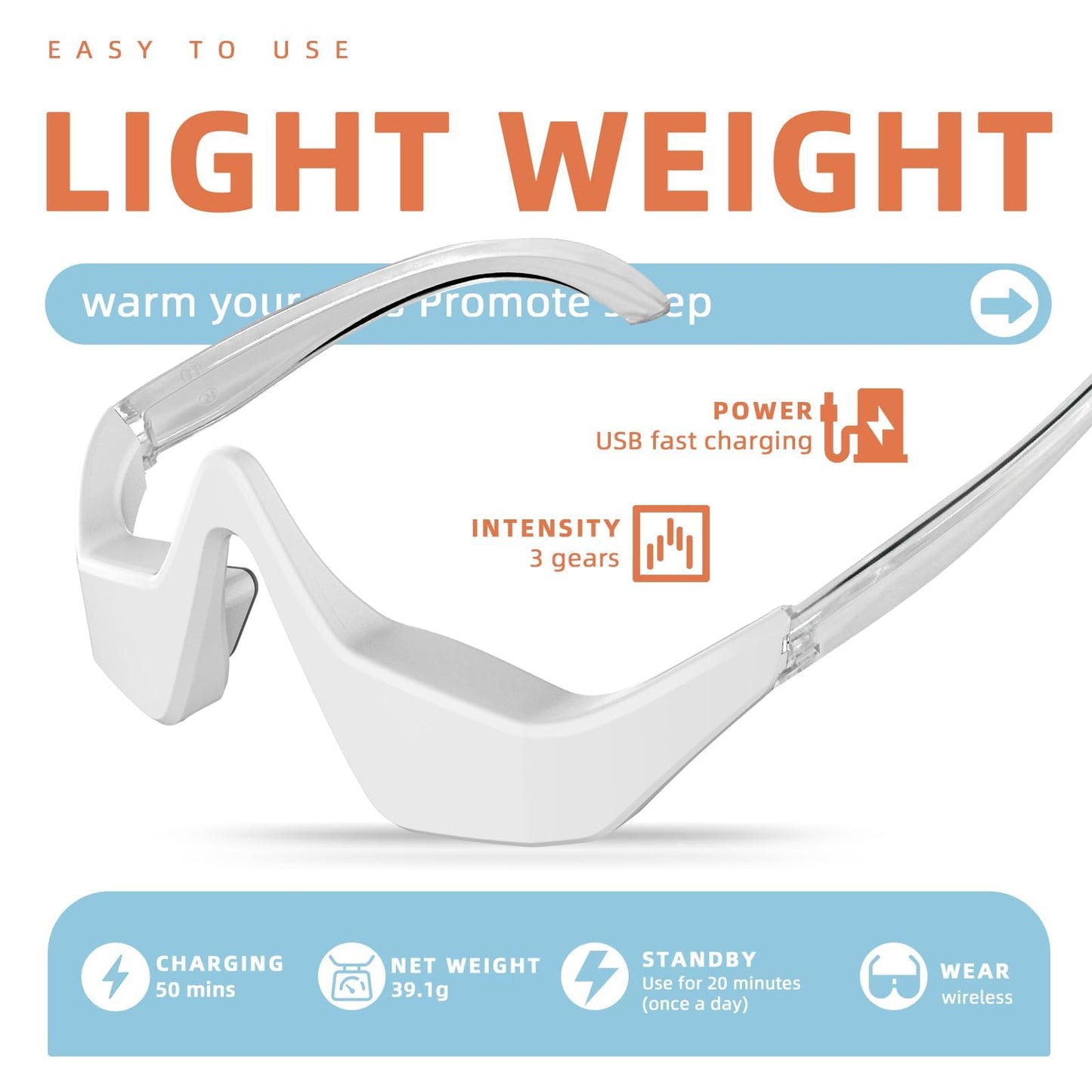 AYYHG 3D Eyelift Device – Red Light Under Eye Therapy with Microcurrent & 3D Fit Design | Reduces Wrinkles, Dark Circles & Puffiness | Silent Operation for Sensitive Skin & Busy Lifestyles