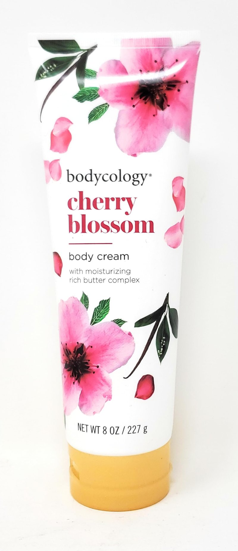 Cherry Blossom 2 in 1 Body Wash & Bubble Bath 16 fl oz & Cherry Blossom Butter Body Cream 8 oz (Pack of 2)
