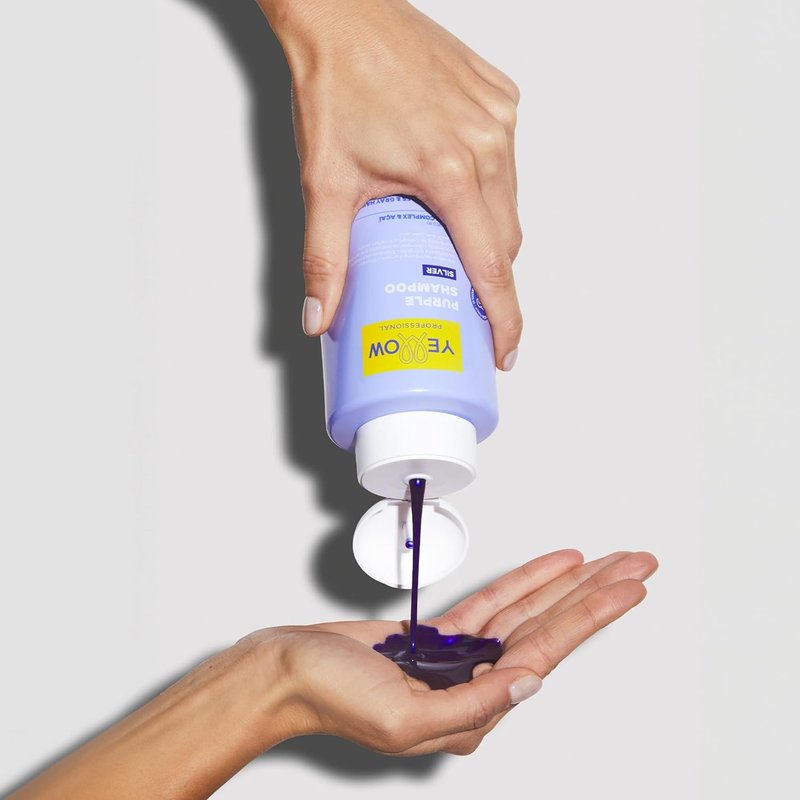 Alfaparf Milano Purple Shampoo - Anti-Yellow Neutralizing Formula for Cool Blonde & Gray Hair | 16.9 fl oz