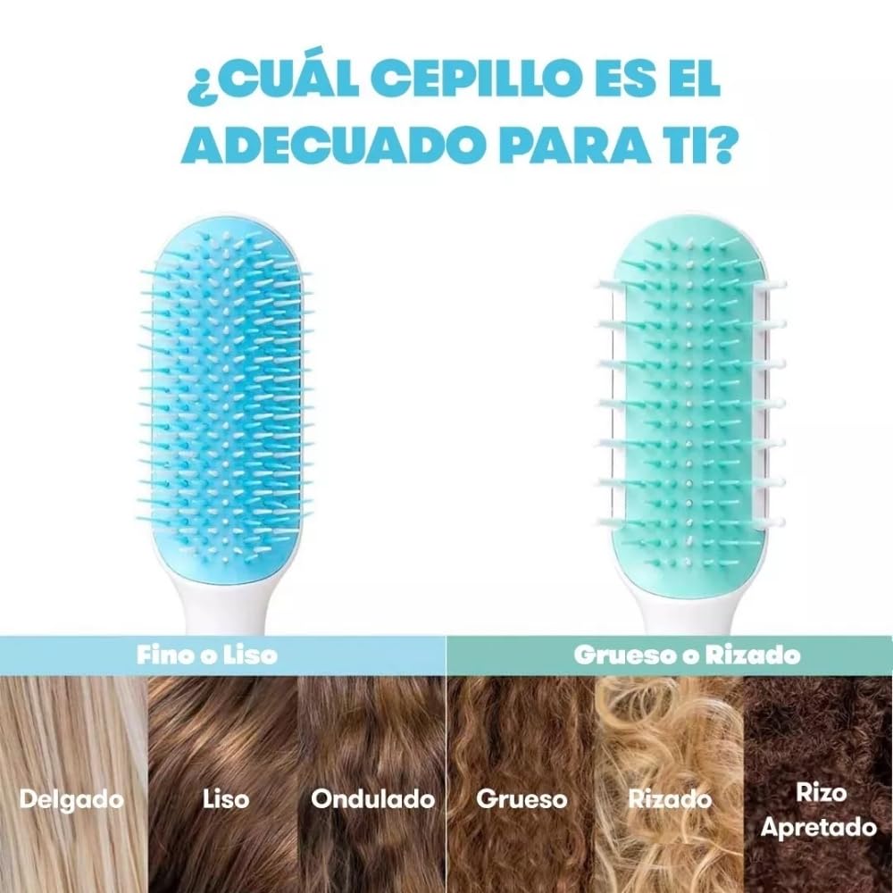 Frida Baby Detangling Hairbrush for Thick/Curly Hair,Toddler Hairbrush,Detangler Brush for Kids,Wide-Tooth Comb & Bristle Combo,Loosens Knots Without Tears or Breakage,Wet/Dry Use,Teal,(Pack of 12)