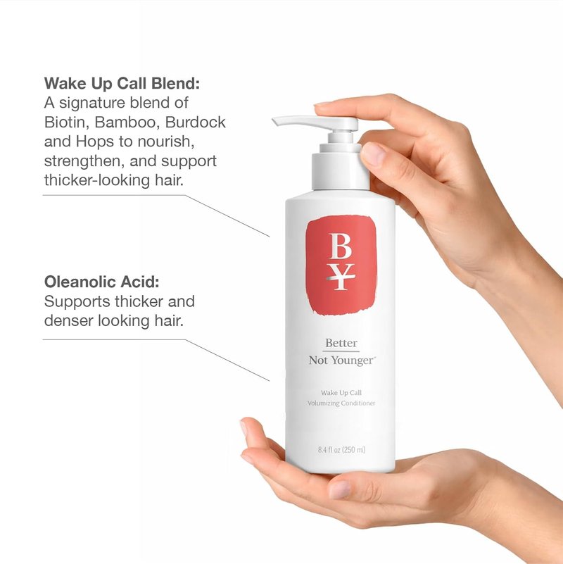 Wake Up Call Volumizing Conditioner with Biotin | Nourishing Formula for Thinning Hair, 8.4 fl oz