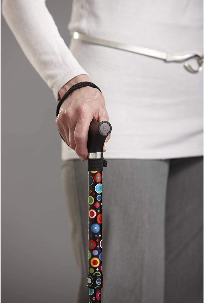 Folding Walking Cane for Women & Men - Lightweight, Adjustable Design | Ergonomic Grip