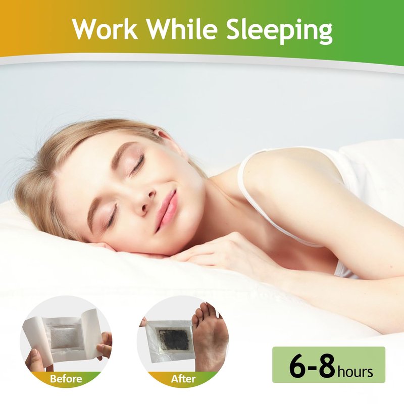 TEWEAE 62 Pads Foot Pads Natural Turmeric & Ginger, Premium Pads to Feel Better, Relieve Stress & Restful Sleep, Goodnight Patches for Family Members