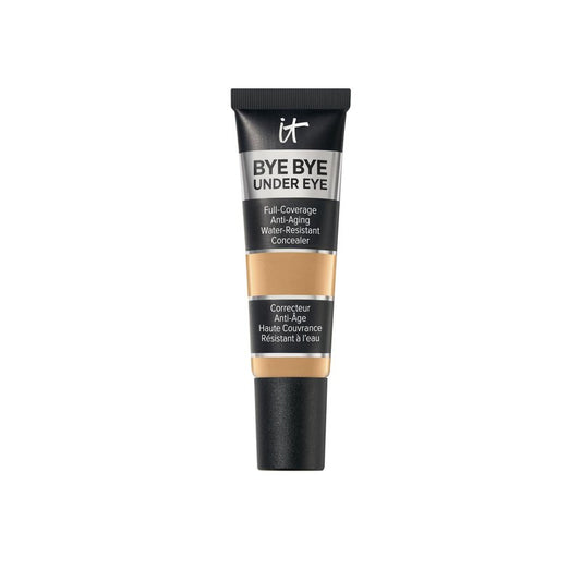 IT Cosmetics Bye Bye Under Eye Concealer (Medium Amber) - Waterproof, Full Coverage Brightening Concealer For Dark Circles, Fine Lines, Redness & Discoloration, Anti-Aging, 24H Wear - 0.4 fl oz