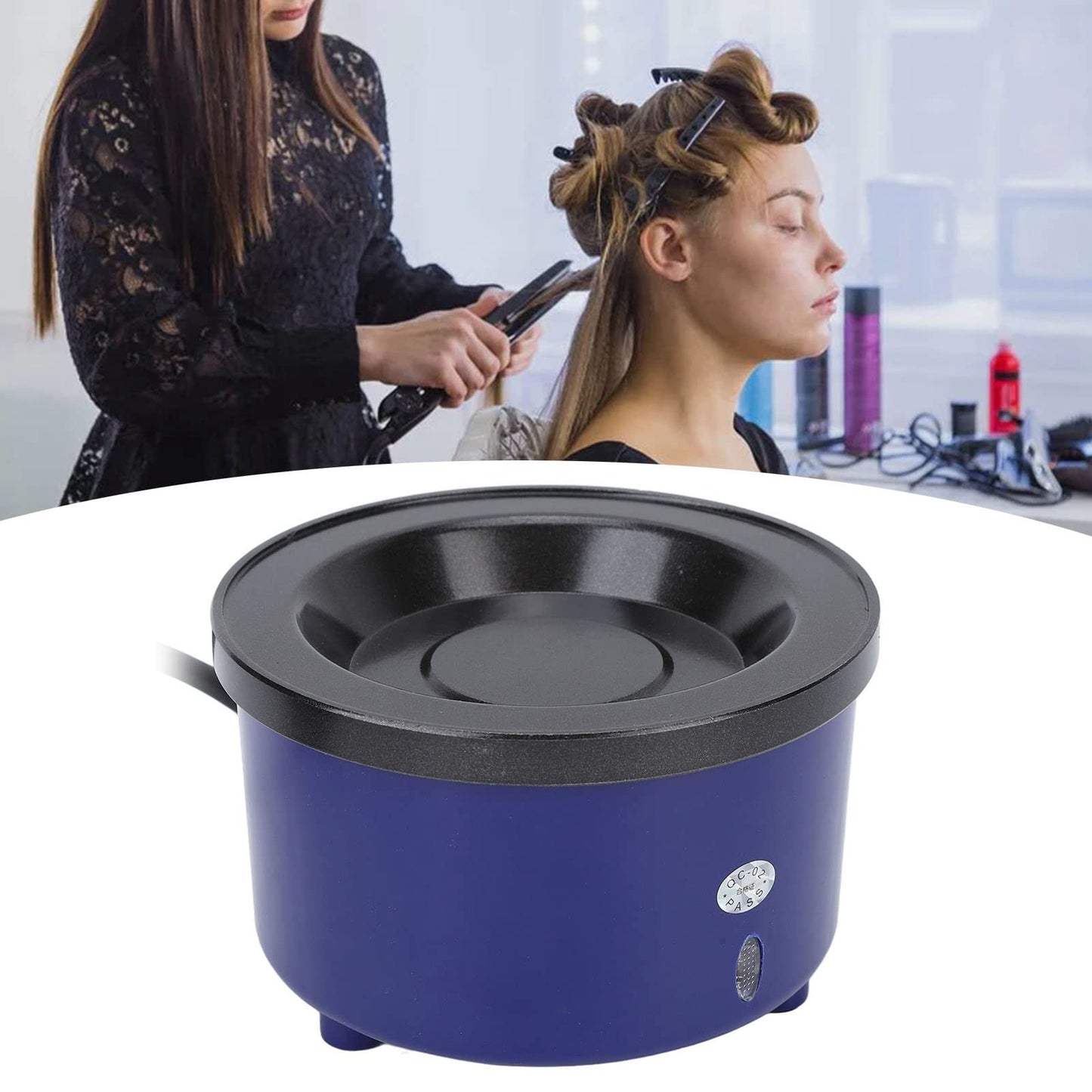 Hot Glue Pot, Hair Extensions Glue Melting Pots, Professional Hair Extension Melting Stove,Electric Hair Extension Glue Pot ConstantTemperature Quickly Heating Glue Pellets Beads