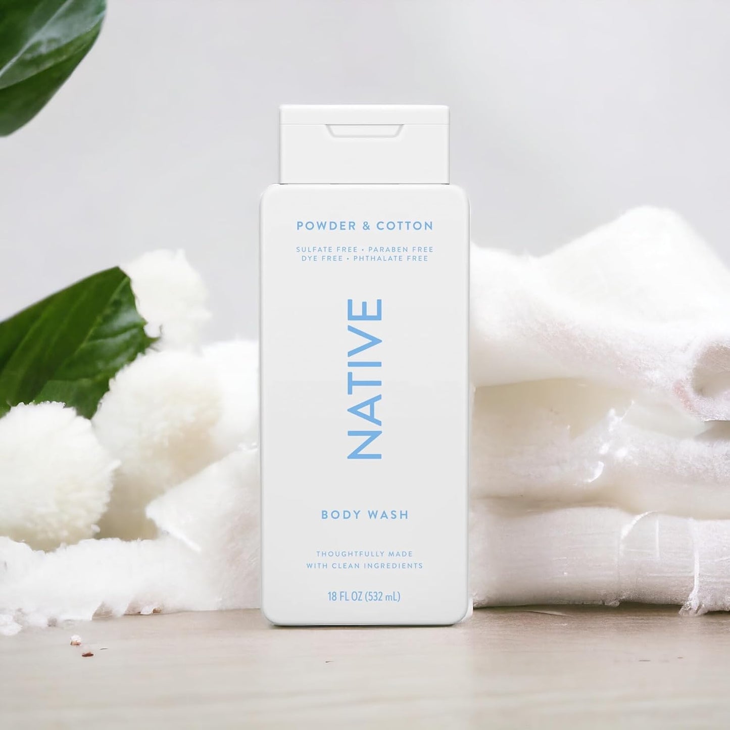 Native Body Wash for Men & Women - Sulfate & Paraben Free | Hydrating Clean Ingredients, 18 oz (Pack of 2)