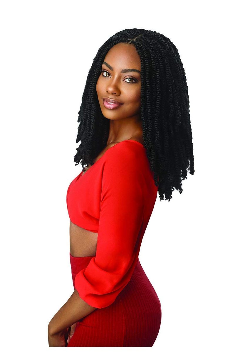 MULTI PACK DEALS! Outre Synthetic Braid - X PRESSION TWISTED UP SPRINGY AFRO TWIST 24" (2-Pack, 1B)