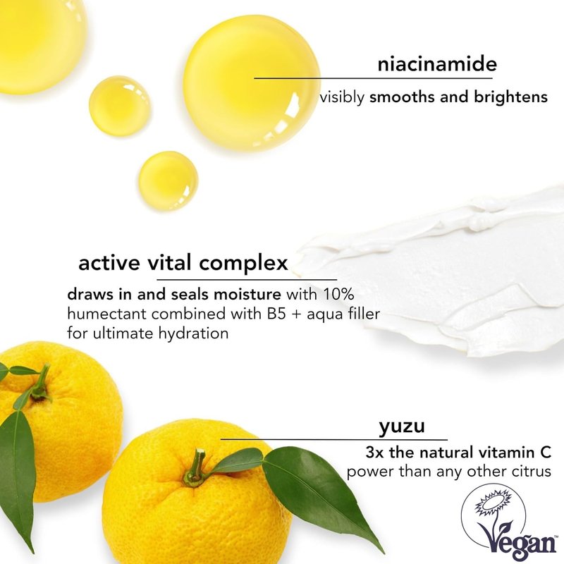 Yuzu Eye Balm - Vitamin C & Niacinamide Under Eye Cream | Hydrating Anti-Aging Treatment for Dark Circles (15ml)