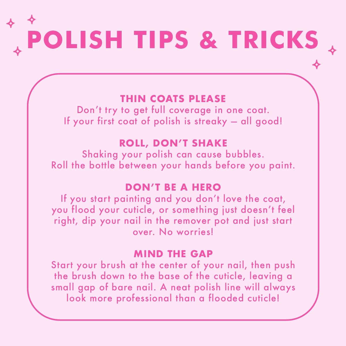 Quick Dry Nail Polish - Smudgeproof, Vegan & Cruelty-Free | Sugarcoat Shimmery Pink, Lasts Up to 5 Days