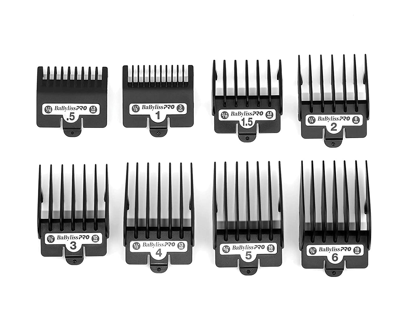 BaBylissPRO Clipper Guards - Precision Hair Cutting Accessories for All Hair Types