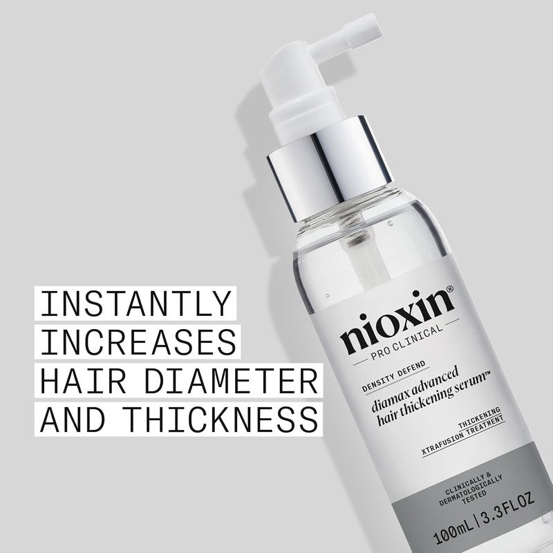 Nioxin System Kit 4 - Thicker & Stronger Hair Treatment | 3-Month Supply + Diamax Hair Thickening Treatment