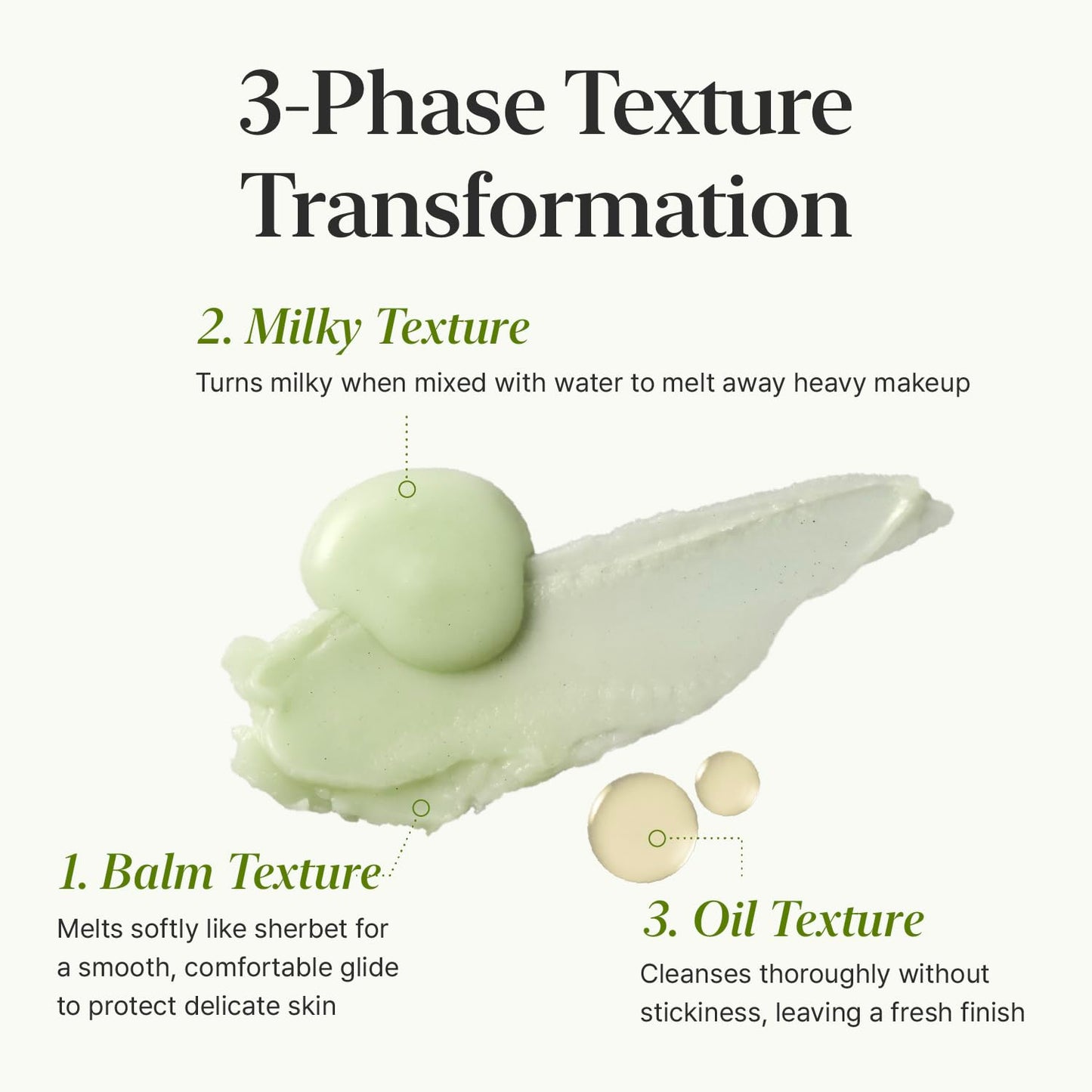 AHA·BHA Green Plum Cleansing Oil Balm - Exfoliating Sherbet Cleanser for Makeup & Blackhead Removal | 1.75 fl oz