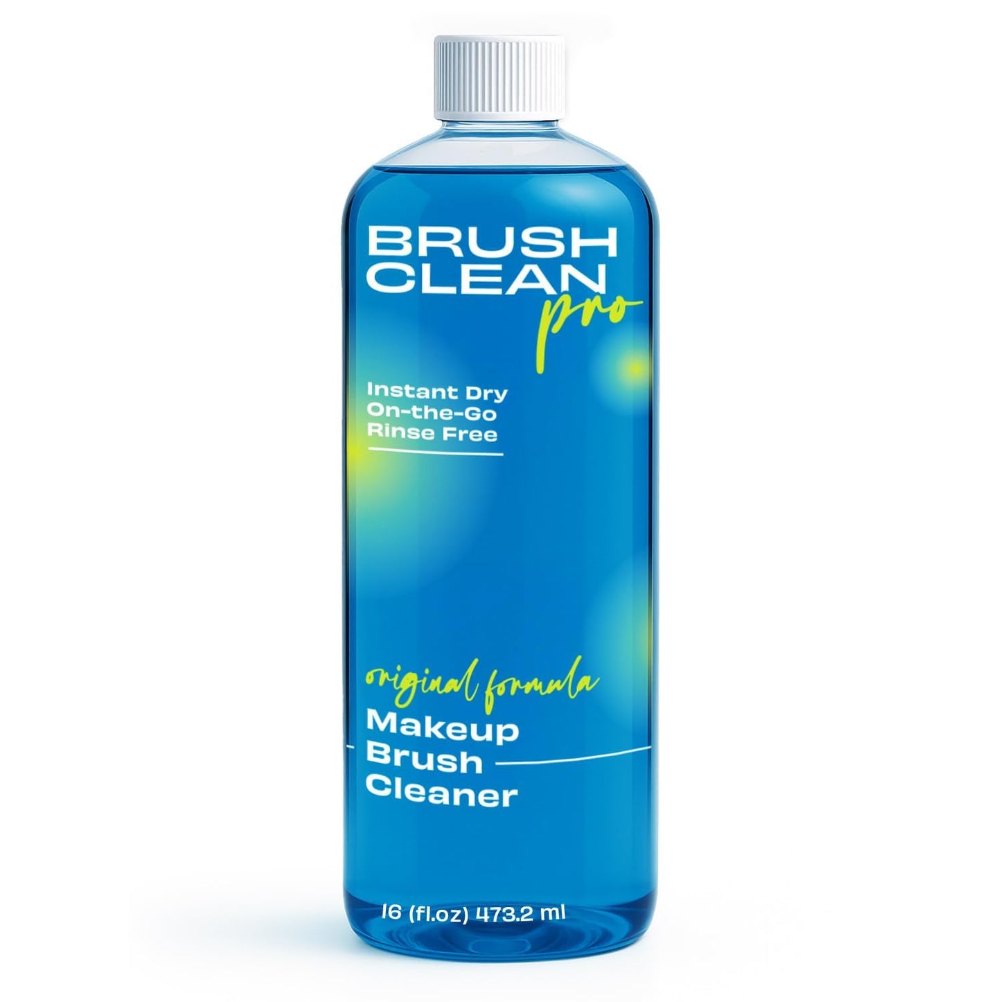 Original Makeup Brush Cleaner - Professional Cleanser for Makeup Brushes - Quick-Drying, Rinse-Free Formula - Removes Stubborn Waterproof Make Up, 16 oz