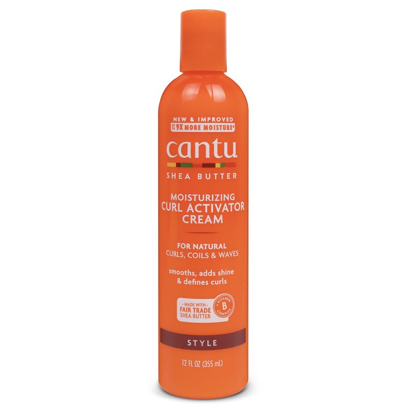 Cantu Shea Butter for Natural Hair Moisturizing Curl Activator Cream, 12 Fl Oz