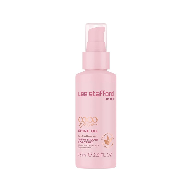 Lee Stafford Shine Hair Oil - Nourishing Anti-Frizz Oil for Dry Hair | Adds Moisture & Shine, 1.7 Fl Oz
