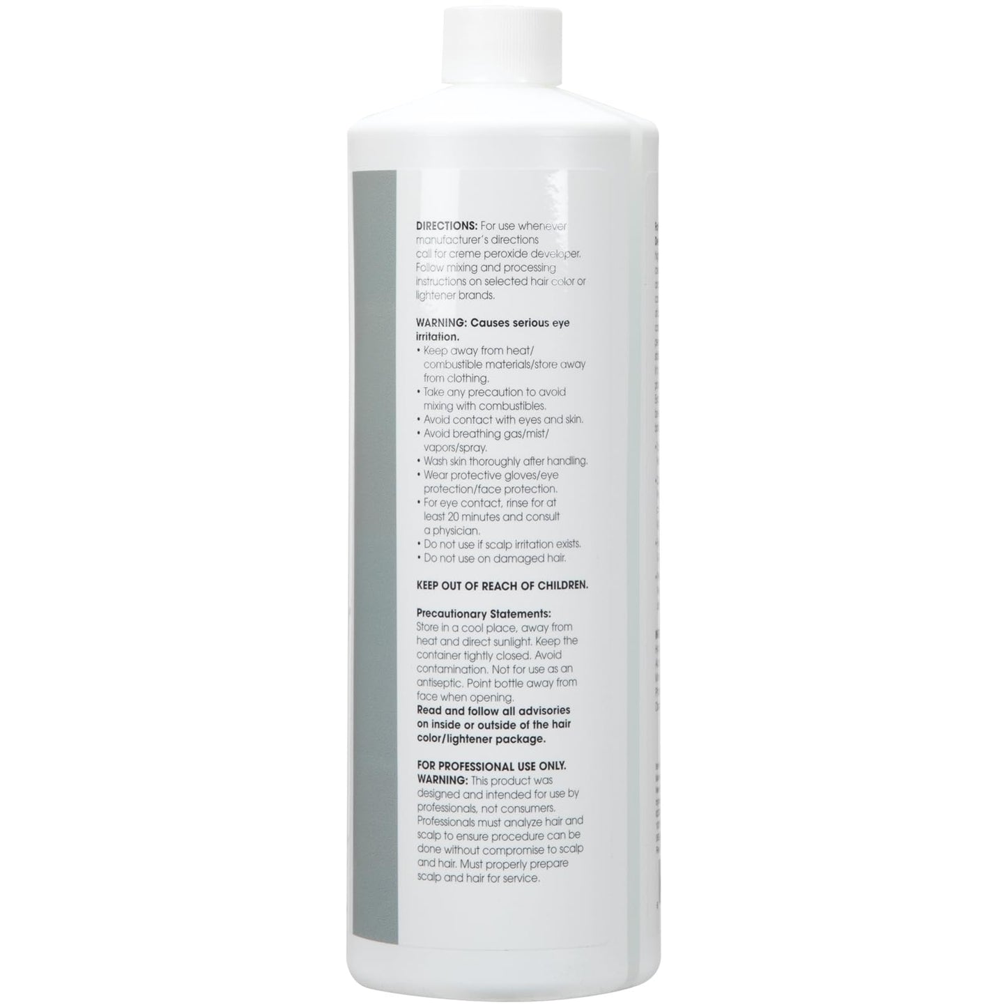 ForPro Expert 40 Volume Crème Developer, 32 Fl Oz – for Hair Lightening, Gray Coverage & Color Deposit with Maximum Lift