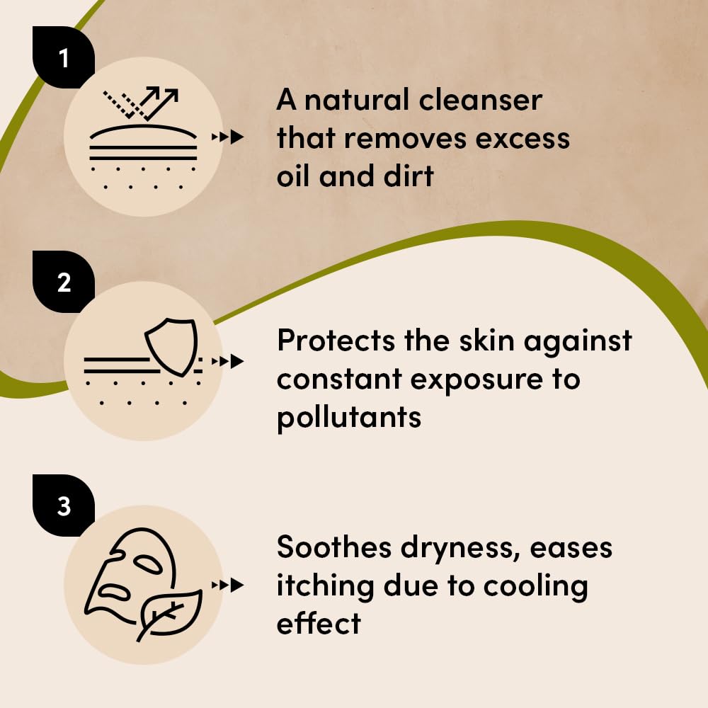 Urban Veda Purifying Face Wash | Acne Face Wash for Pimple and Acne | Tea Tree Cleanser for Oily Skin | Organic Neem and Tea Tree Face Wash | Face Wash for Women & Men | 5.1 Fl Oz