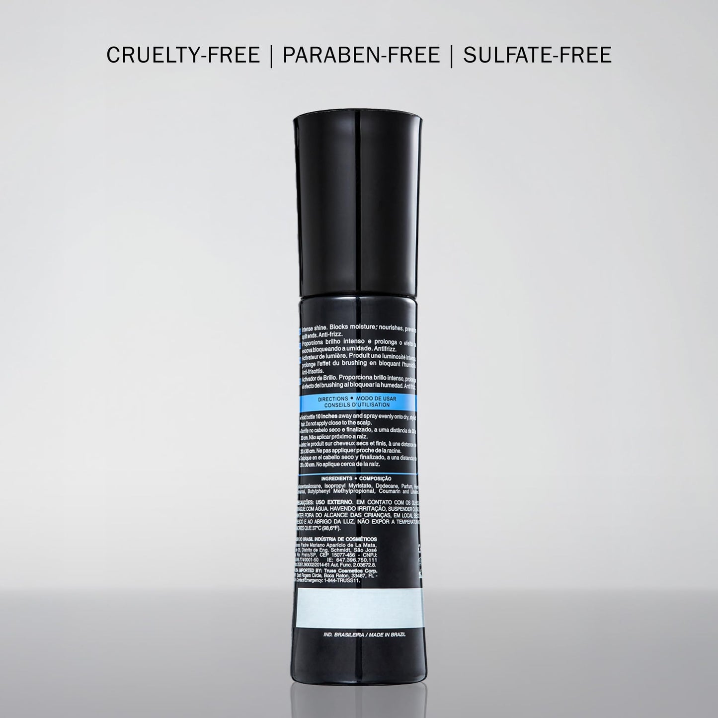 Truss Fluid Shine Spray - Hair Shine Spray Brightens Hair, Increases Hydration, Prevents Split Ends - Frizz Control Formula For Anti-frizz And Anti Humidity - Leaving Hair Shiny And Soft