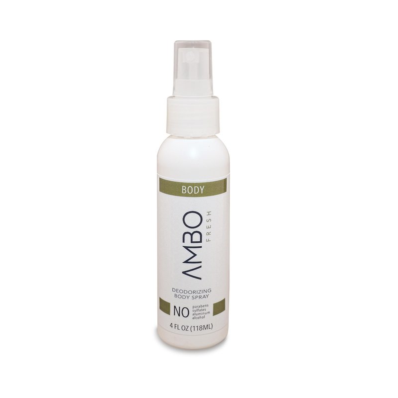 A.M.B.O. Fresh Total-Body Odor Control Spray | Aluminum-Free Deodorant | Botanical Formula with Witch Hazel & Aloe | 4 oz
