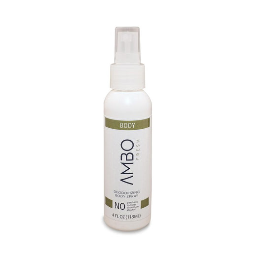 A.M.B.O. Fresh Total-Body Odor Control Spray | Aluminum-Free Deodorant | Botanical Formula with Witch Hazel & Aloe | 4 oz
