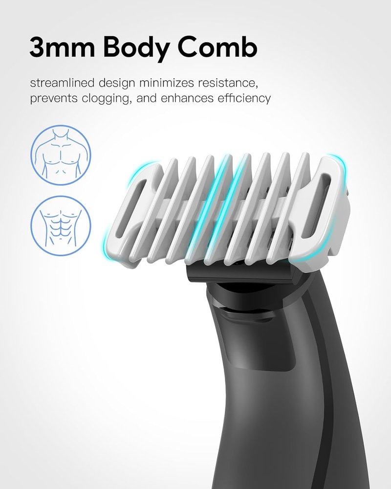 Guide Guards Set - 1/2/3/5mm Comb Attachments for Skin & Body | Hard Case Included, Compatible with Obalde QP Series
