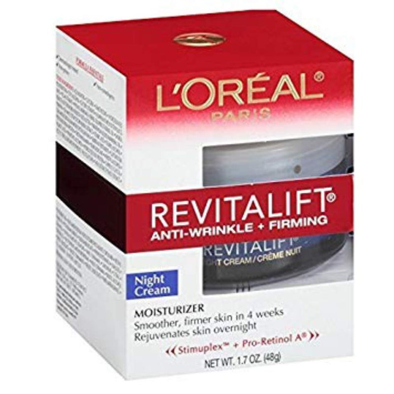 RevitaLift Anti-Wrinkle Night Cream Moisturizer - Firming Formula, 1.7 oz (Pack of 3)