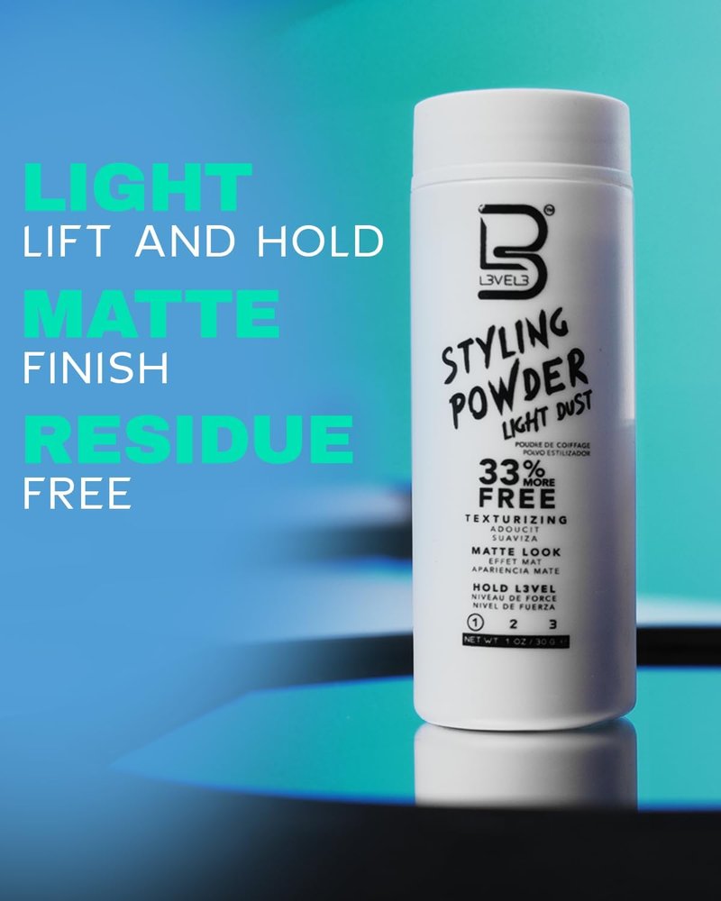 Light Hold Styling Powder - Texturizing & Volumizing Hair Product - Natural Matte Finish | 30 Grams