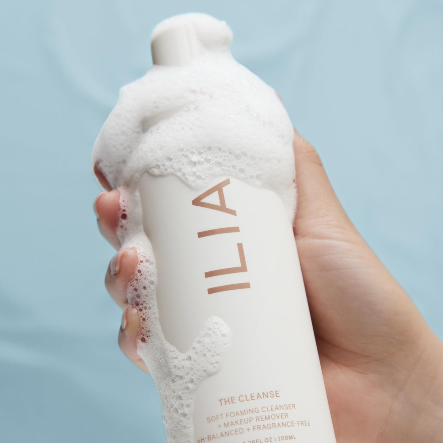 ILIA - The Cleanse Soft Foaming Cleanser + Makeup Remover | Replenish, Hydrate, Cleanse, Soften, Refresh Skin | Non-Toxic, Vegan, Cruelty-Free, Clean (6.76 fl oz | 200 ml)