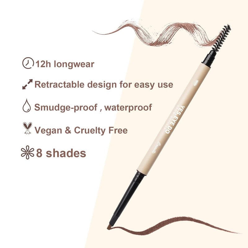 Blonde Eyebrow Pencil - Ultra Fine Brow Pen for Women | Long-Lasting, Smudgeproof, Sweatproof, Perfect for Sparse Brows