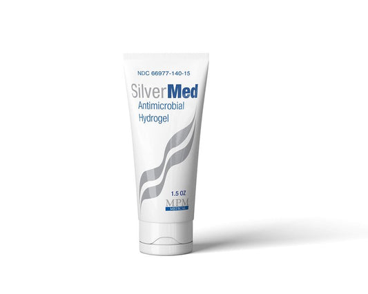MPM Medical SilverMed Silver Antimicrobial Wound Gel, Sulfa-Free Clear Hydrogel Wound Gel with Silver Ions for Cuts, Scrapes, Burns, Abrasions, Skin Tears & Minor Skin Irritations, 1.5 oz (ABSM1406)