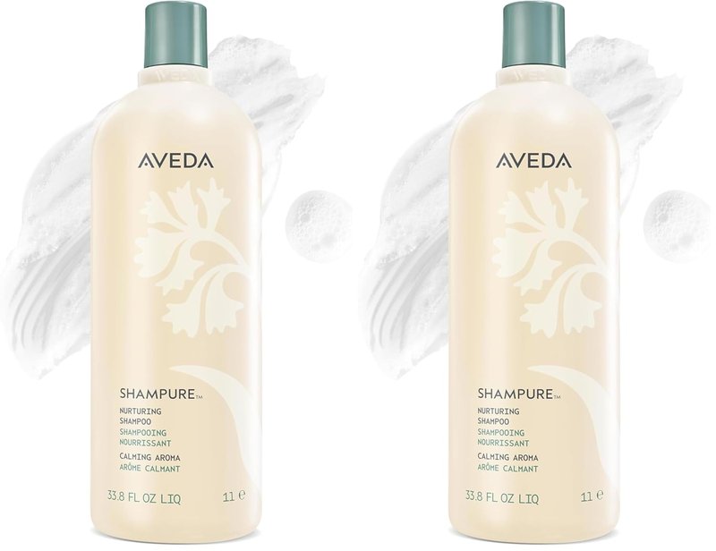 Aveda Shampure Nurturing Shampoo - Gentle Daily Cleanser for Fine to Medium Hair | 96% Naturally Derived | Calming Lavender & Ylang Ylang Aroma