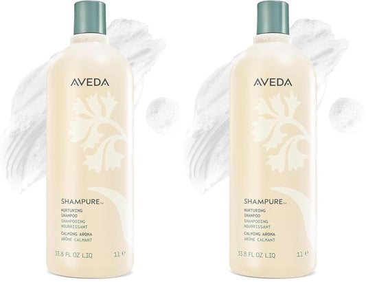 Aveda Shampure Nurturing Shampoo - Gentle Daily Cleanser for Fine to Medium Hair | 96% Naturally Derived | Calming Lavender & Ylang Ylang Aroma