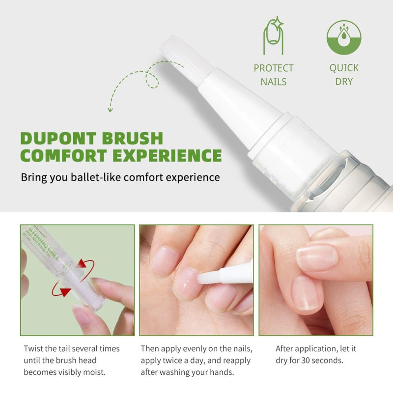Anti-Nail Biting Pen for Kids & Adults, Bitter Taste Nail Polish, 2-in-1 Nail Hardener & Daily Nail Care, Thumb Sucking Habit Aid