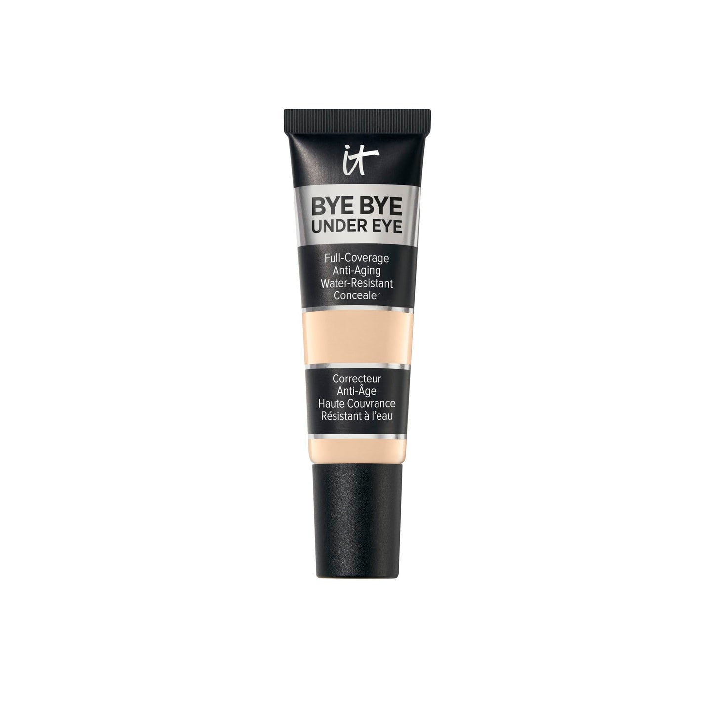 IT Cosmetics Bye Bye Under Eye Concealer (Light Nude) - Waterproof, Full Coverage Brightening Concealer For Dark Circles, Fine Lines, Redness & Discoloration, Anti-Aging, 24H Wear - 0.4 fl oz