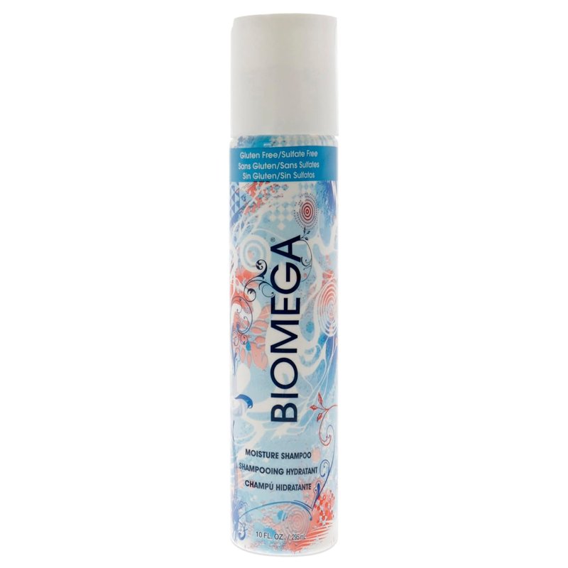 BIOMEGA Moisture Shampoo - Hydrating Formula for Fuller Volume | Omega-Rich Moisturizers & Keratin Amino Acids