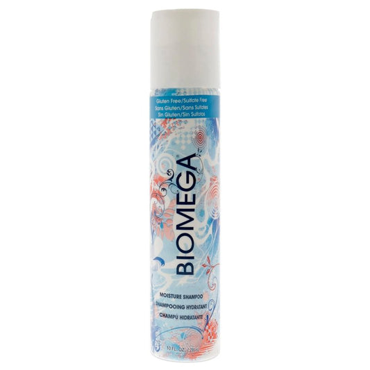 BIOMEGA Moisture Shampoo - Hydrating Formula for Fuller Volume | Omega-Rich Moisturizers & Keratin Amino Acids